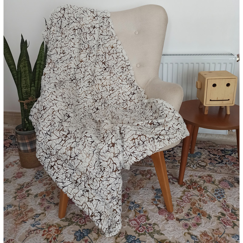 شال مبل مدل 3 Poto Patine سایز 100x150سانتیمتر