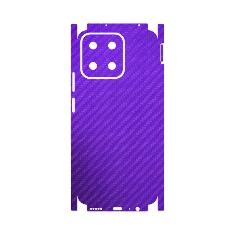 برچسب پوششی ماهوت مدل Purple-Fiber-FullSkin مناسب برای گوشی موبایل آنر X7c