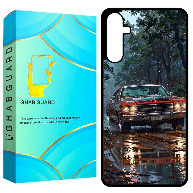 کاور قاب گارد طرح ماشین مدل GCHPA54 مناسب برای گوشی موبایل سامسونگ Galaxy A54 5G
