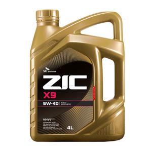روغن موتور خودرو بنزینی زیک مدل X9 5W-40 SP حجم 4 لیتر