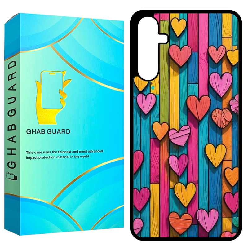 کاور قاب گارد طرح قلب مدل GCHPA14 مناسب برای گوشی موبایل سامسونگ Galaxy A14 4G / A14 5G / M14 5G   