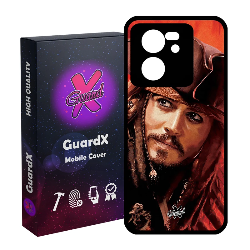 کاور گارد ایکس طرح Johnny Depp مدل Glass10205 مناسب برای گوشی موبایل شیائومی 13T/13T Pro/Redmi K60 Ultra