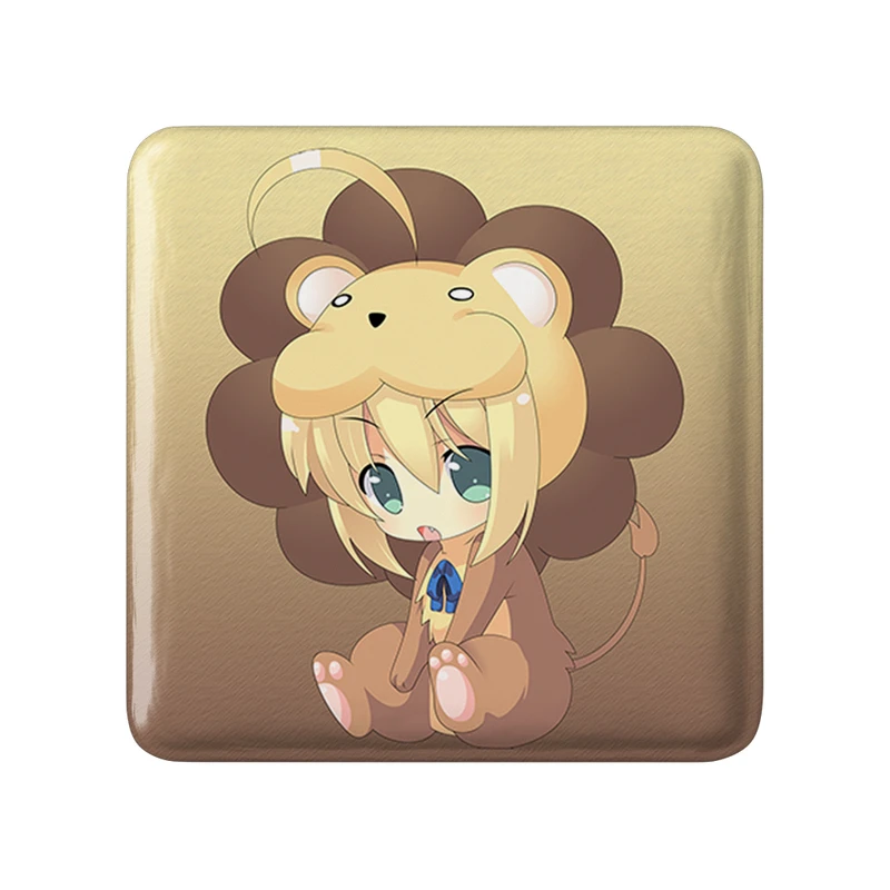 مگنت خندالو طرح التر انیمه فیت استی نایت Fate Stay Night  مدل مربعی کد 22782