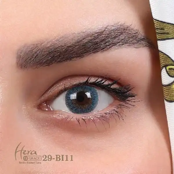 لنز چشم گریس هرا شماره 29 مدل BL 11 رنگ آبی عسلی
