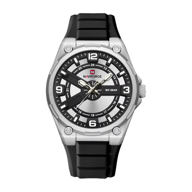 ساعت مچی عقربه‌ای کوارتز مردانه نیوی فورس مدل 8019bl