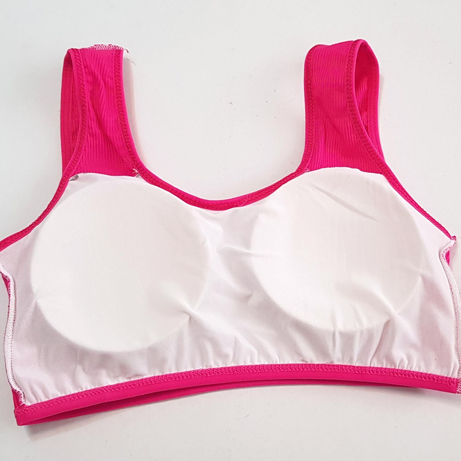 ست شورت و نیم تنه دخترانه ماییلدا مدل پددار تخم مرغ کد 5164-1 رنگ سرخابی - - 7