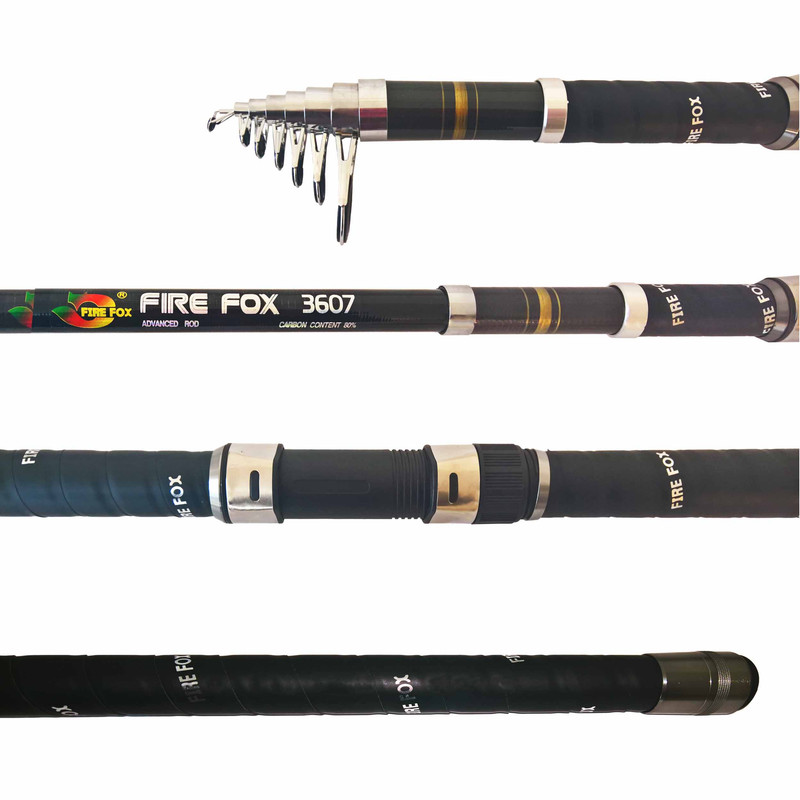چوب ماهیگیری فایرفاکس مدل Advanced Rod 3.60 به همراه طعمه ماهیگیری
