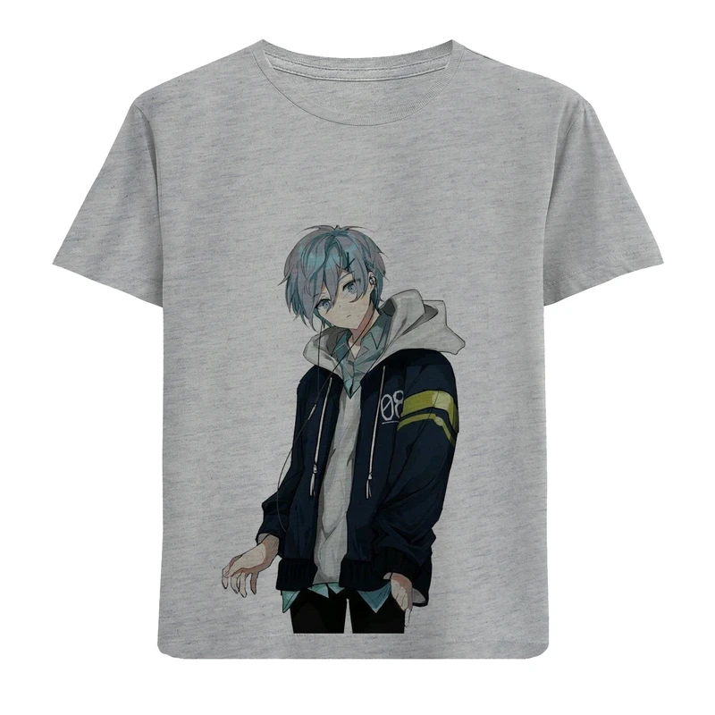 تی شرت آستین کوتاه پسرانه مدل انیمه N17