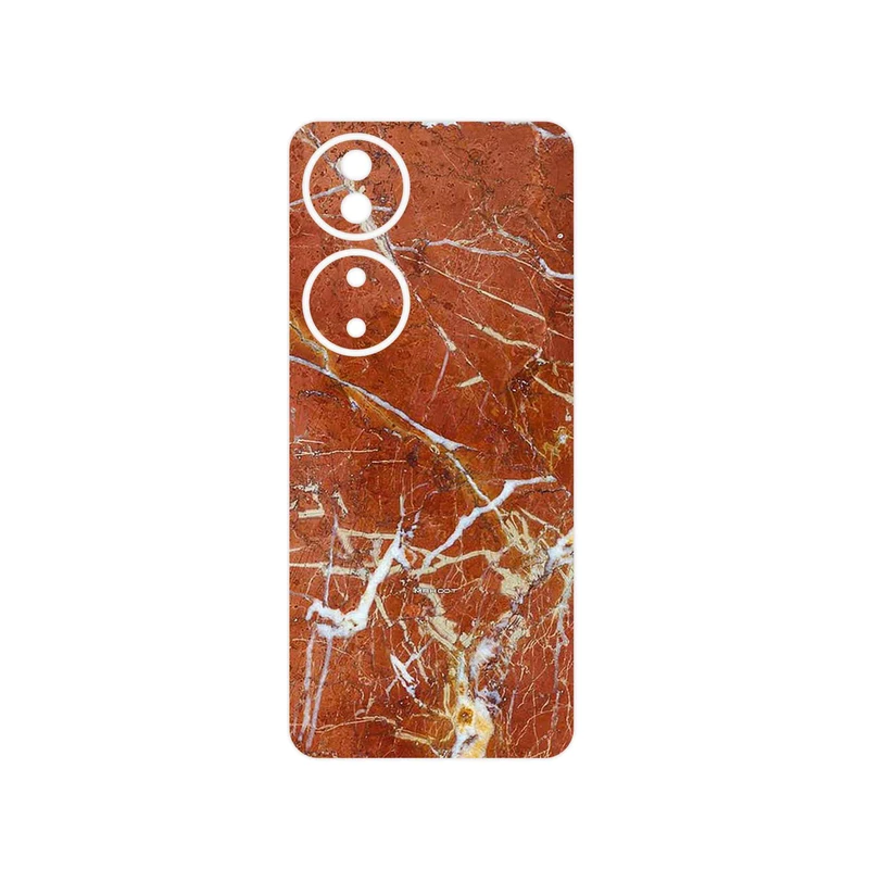 برچسب پوششی ماهوت مدل Red Marble مناسب برای گوشی موبایل آنر X7b