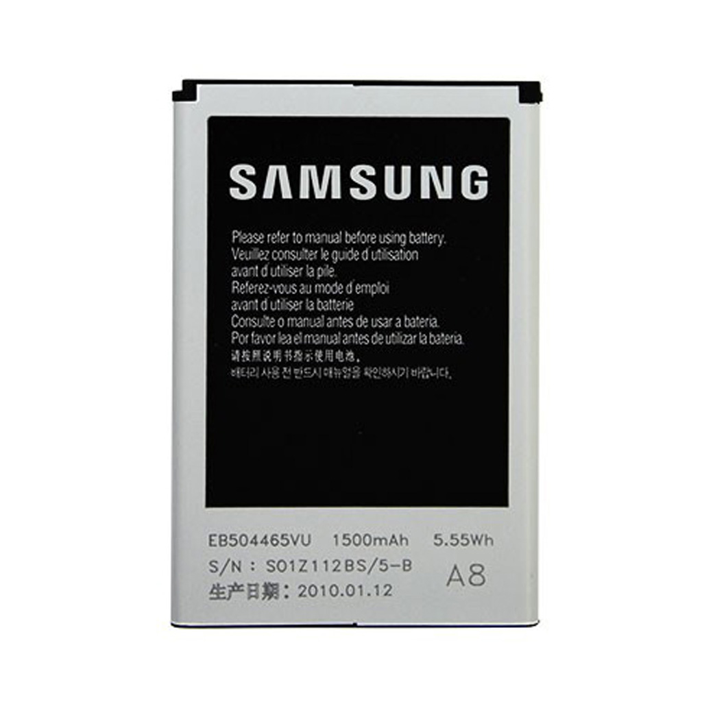 باتری موبایل مدل EB504465VU ظرفیت 1500 میلی آمپر ساعت مناسب برای گوشی موبایل سامسونگ I5800 Galaxy 3