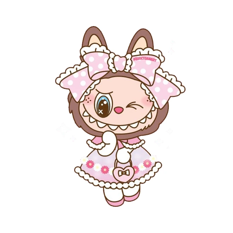 استیکر پارچه و لباس پاد آفرین مدل لبوبو کد 56