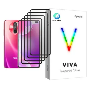 Junbo Viva Glass MIX004 Screen Protector For Xiaomi Poco X2 Pack Of 4