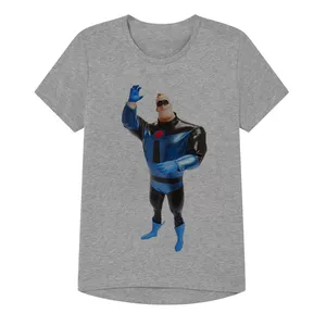 تی شرت آستین کوتاه پسرانه مدل  پدر قهرمانان کد SH10 رنگ طوسی