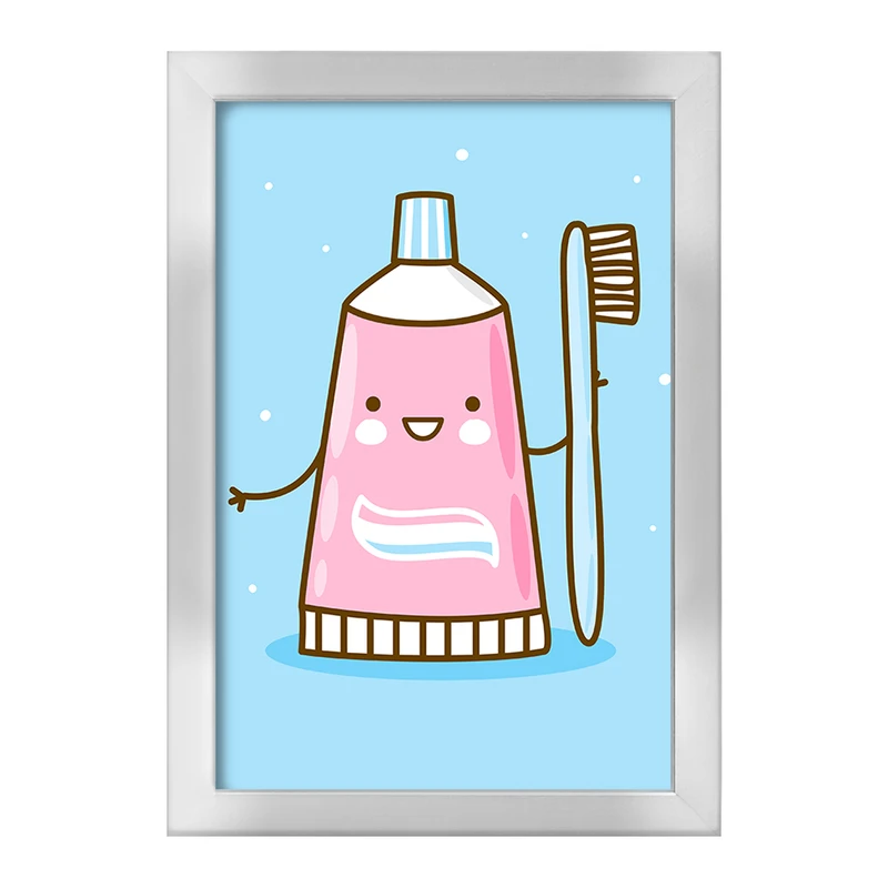 تابلو خندالو طرح دندان و دندان پزشکی کودکانه کد 36723