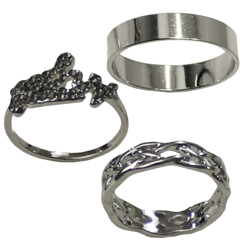 بند انگشتی زنانه کد RKH_1314 مجموعه 3 عددی بند انگشتی زنانه کد RKH_1314 مجموعه 3 عددی