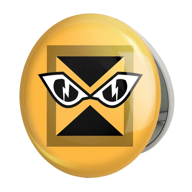 آینه جیبی خندالو طرح  iq بازی رینبو سیکس سیج  مدل تاشو کد 30355