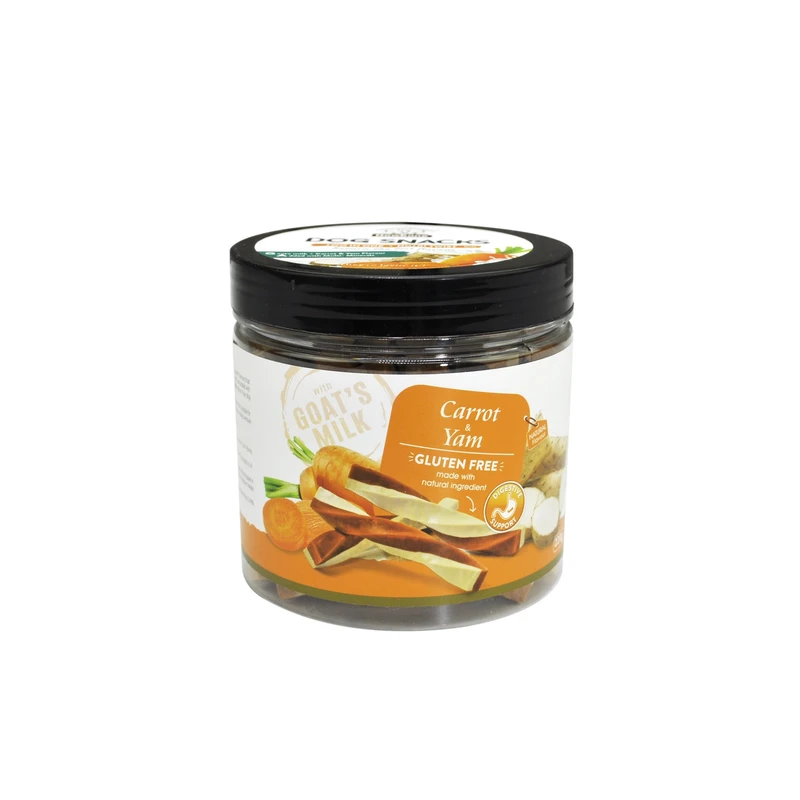 تشویقی سگ مدل ML Carrot & YamdigiapetH وزن 220 گرم