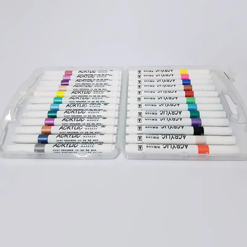 ماژیک چند منظوره مدل اکریلیک کد GA108 مجموعه 24 عددی