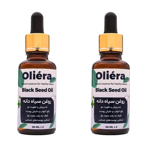 روغن سیاه‌دانه اُلیئرا مدل +A حجم 60 میلی لیتر بسته 2 عددی