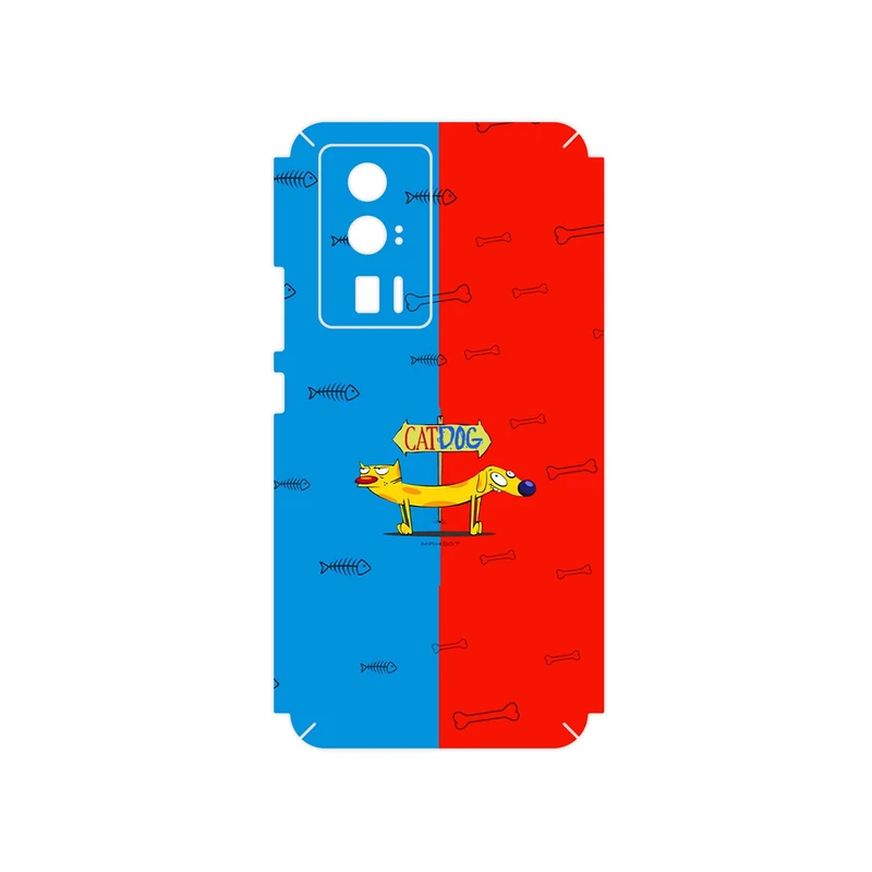 برچسب پوششی ماهوت مدل CatDog مناسب برای گوشی موبایل شیائومی Poco F5 Pro