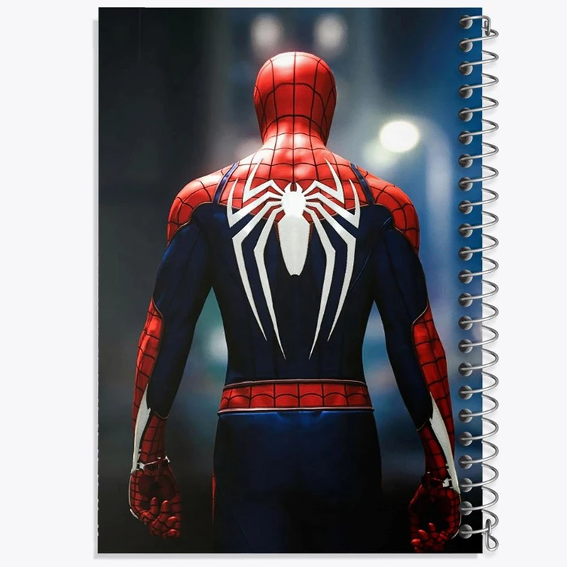 دفتر ژورنال نویسی 50 برگ خندالو مدل نقطه ای طرح مرد عنکبوتی Spider Man کد 13159