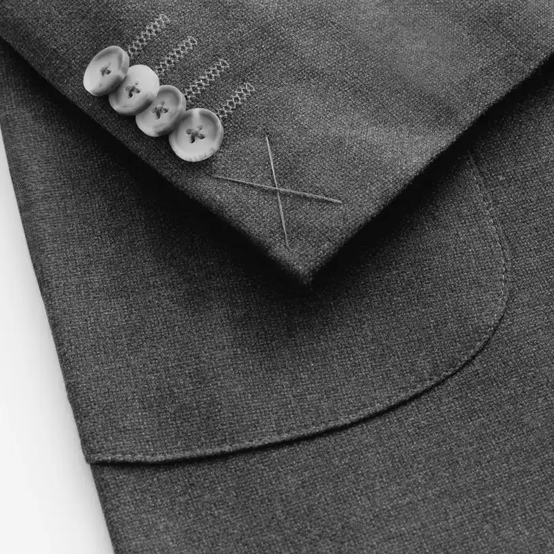 کت تک مردانه کروم مدل دو دکمه 2410204