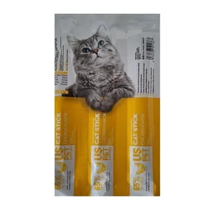 تشویقی گربه یو اس پت مدل مدادی طعم مرغ وزن 60 گرم بسته 3 عددی