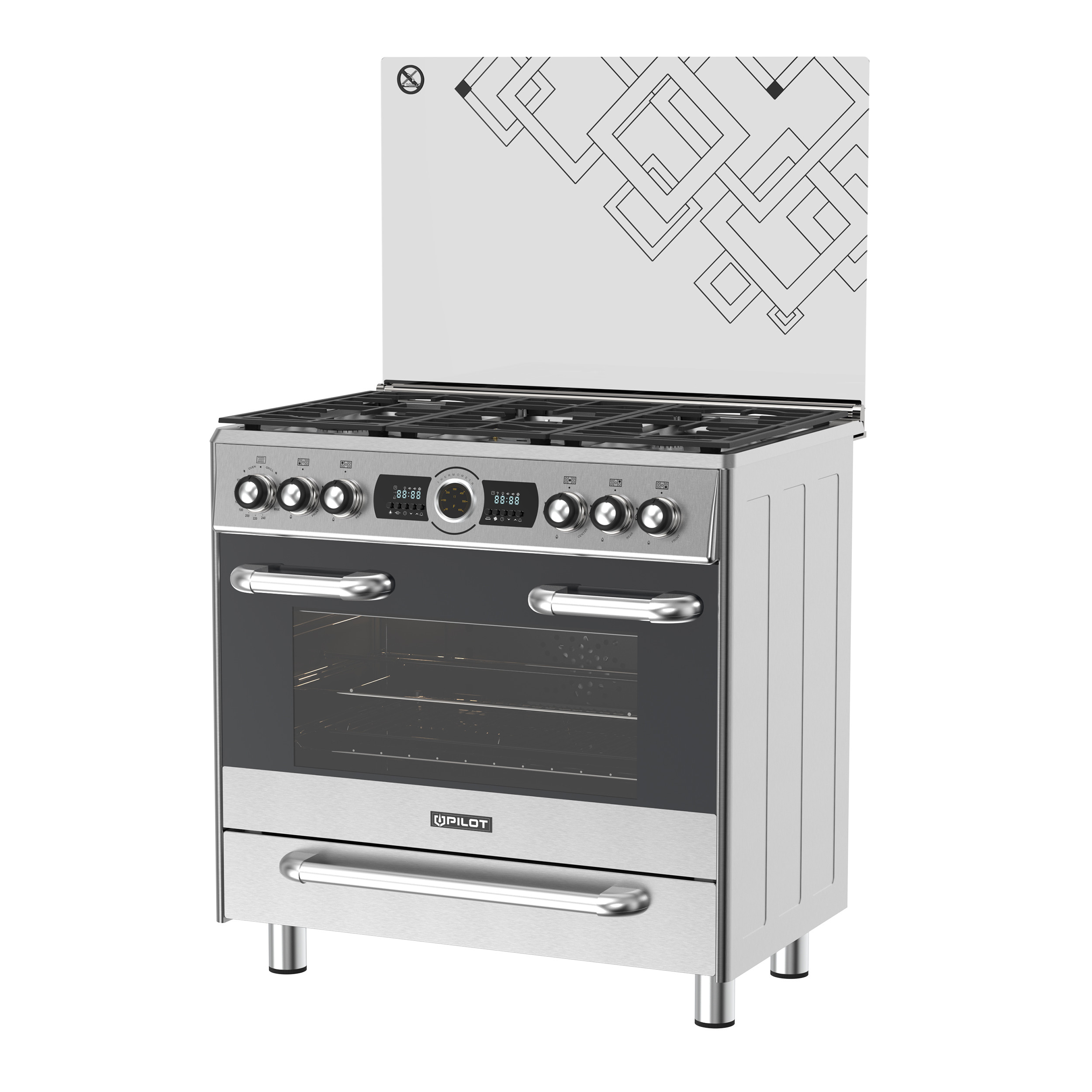 اجاق گاز 5 شعله پیلوت مدل PT