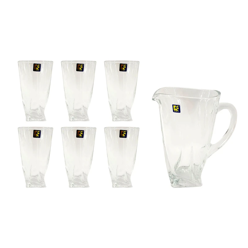 ست پارچ و لیوان 7 پارچه ام آر اس مدل توئیست