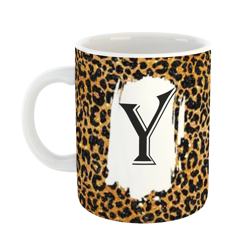 ماگ پاد افرین مدل فانتزی طرح حرف Y کد 11