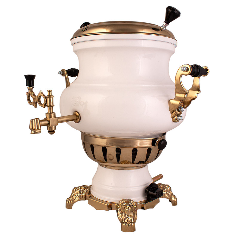 سماور گازی مدل a2 عدسی گنجایش 8 لیتر