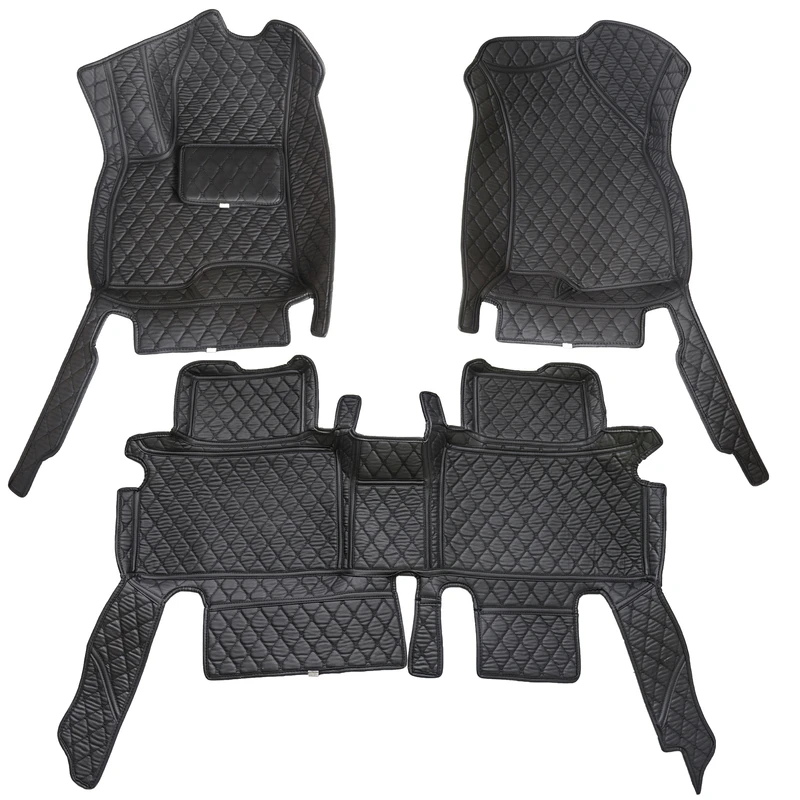 کفپوش5بعدی خودرو مدل چرم گلدوزی مناسب برای تیگو8