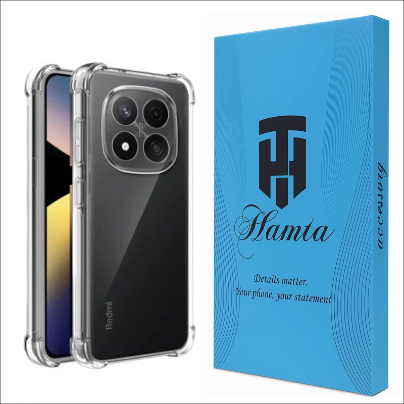 کاور همتا مدل ژله ای کپسول دار مناسب برای گوشی موبایل شیائومی Redmi Note 14Pro 4G - 5G