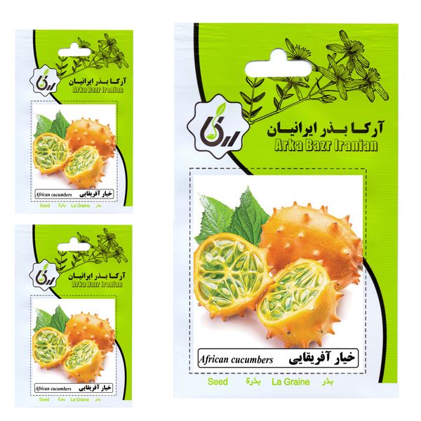 بذر خیار آفریقایی آرکا بذر ایرانیان کد ARK-111 مجموعه 3 عددی بذر خیار آفریقایی آرکا بذر ایرانیان کد ARK-111 مجموعه 3 عددی