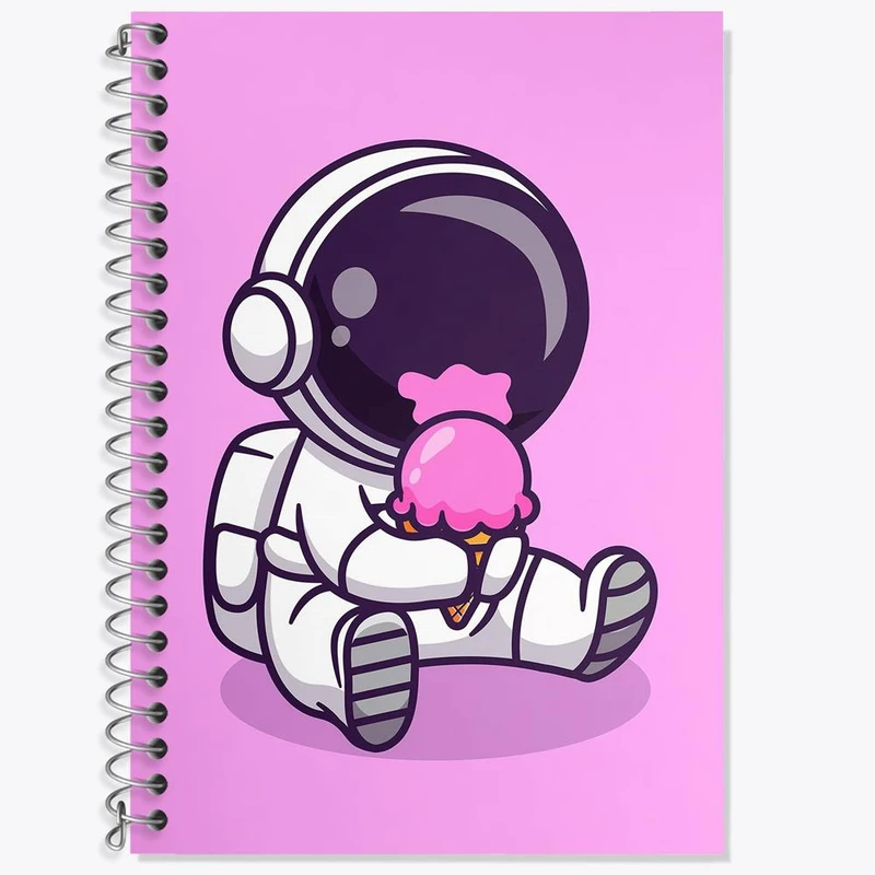 دفتر لغت 50 برگ خندالو مدل فضانورد کد 25123