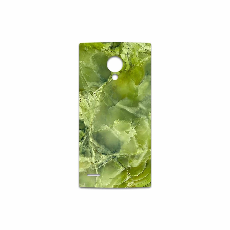 برچسب پوششی ماهوت مدل Green Crystal Marble مناسب برای گوشی موبایل ال جی FX0 Firefox