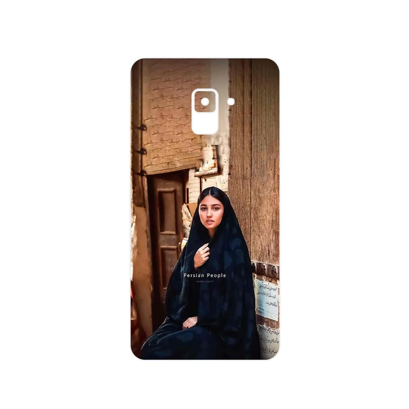 برچسب پوششی ماهوت مدل Portrait of an Iranian Woman مناسب برای گوشی موبایل سامسونگ Galaxy A8 Plus 2018