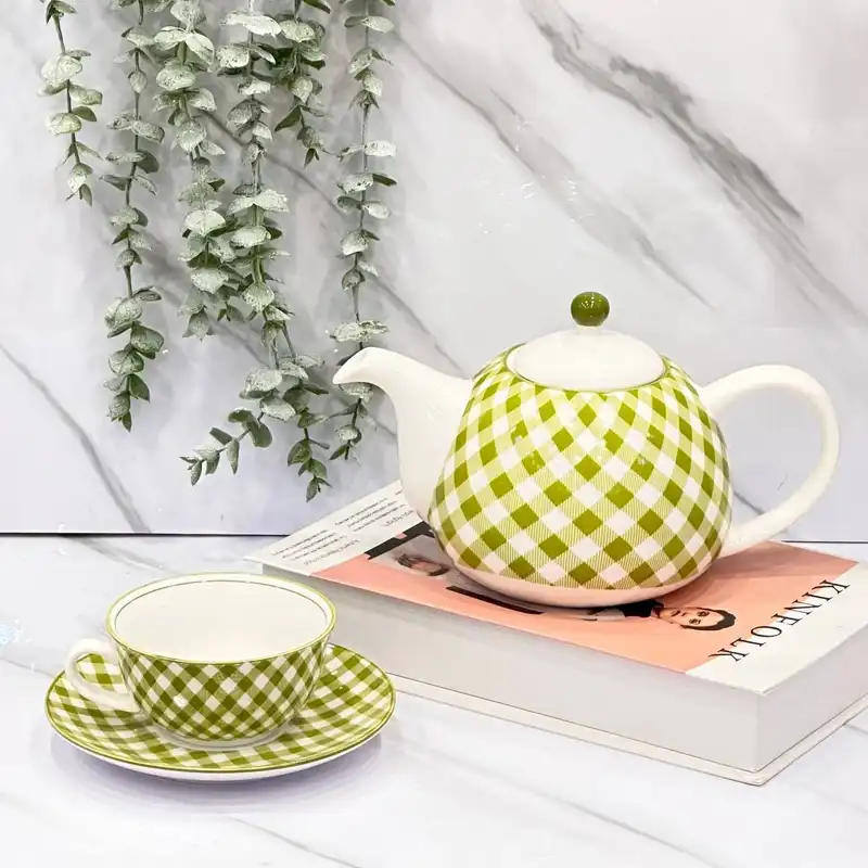 قوری مدل چهار خانه