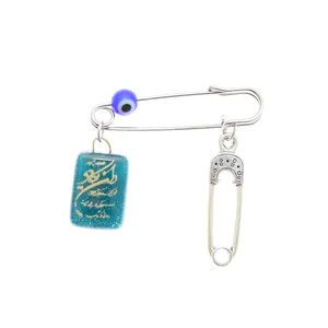 سنجاق سینه دخترانه دلنار گالری مدل چشم نظر و وانیکاد