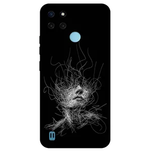 Megafone Face Sketch 7423 Cover For Realme C21Y