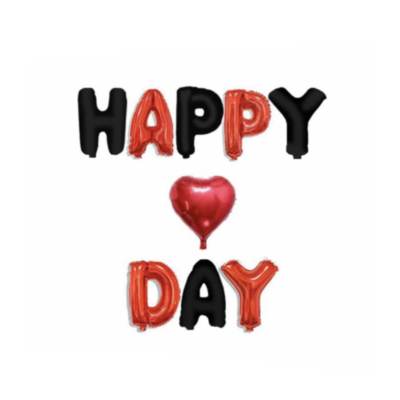 بادکنک فویلی پارتی لند تهران مدل لاو کد valentine088 مجموعه 9 عددی