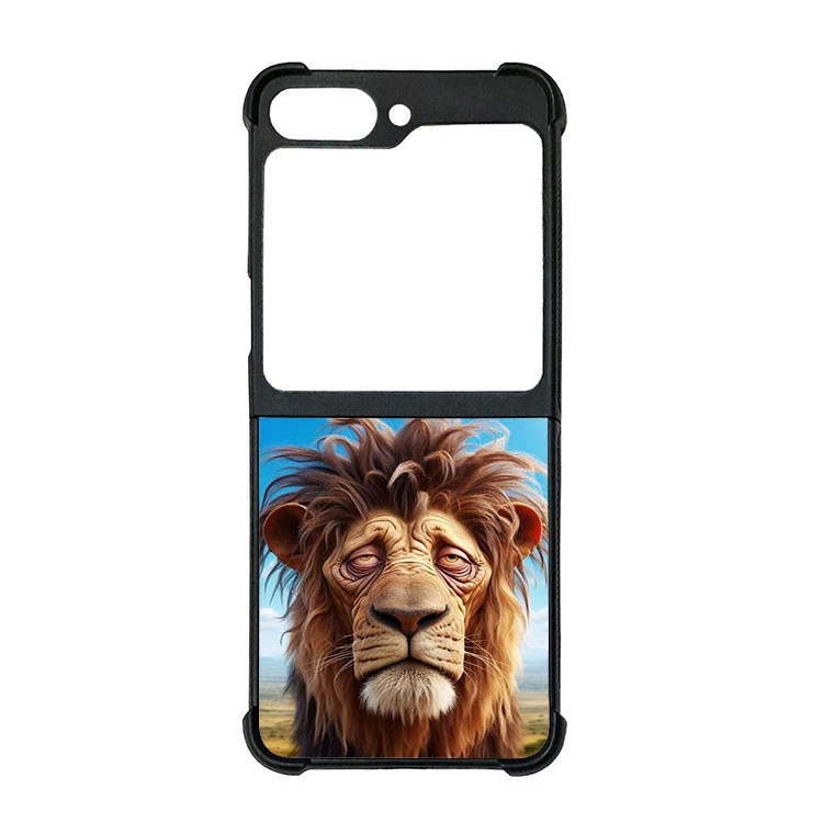 کاور قاب گارد هوم طرح شیر مناسب برای گوشی موبایل سامسونگ galaxy z flip 5