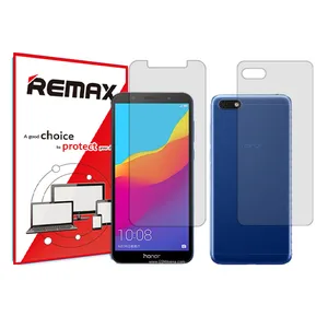 Remax HyGEL model transparent screen protector suitable for Honor 7S mobile phone along with back protector