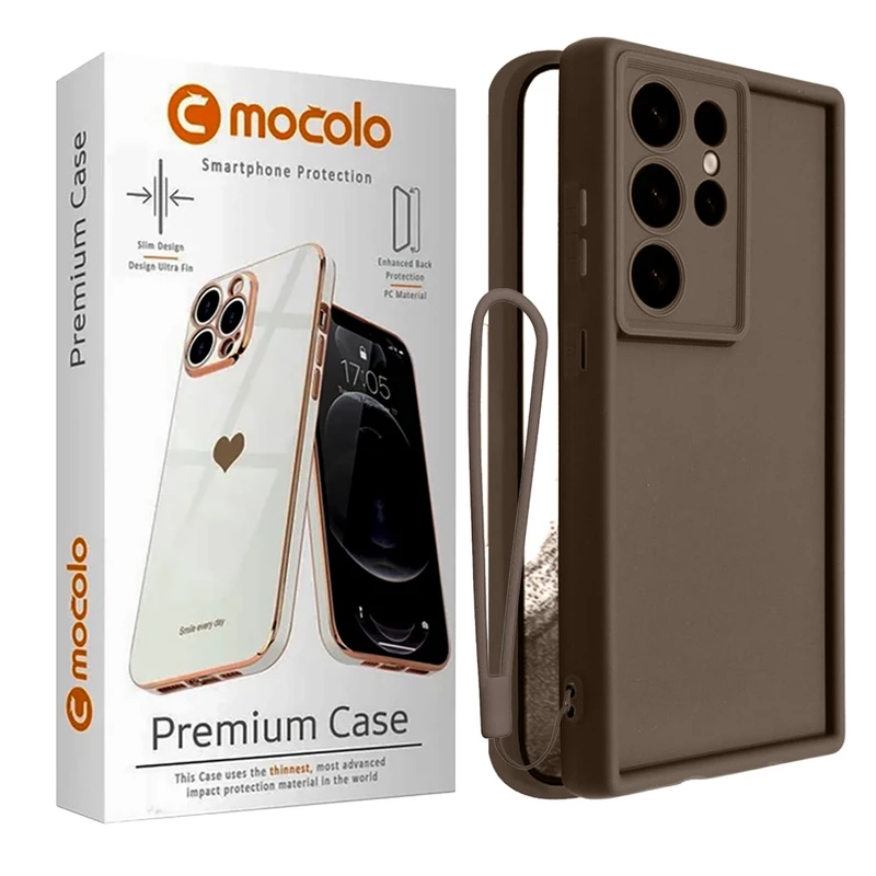 کاور موکولو مدل Silicone Puffer Strap مناسب برای گوشی موبایل سامسونگ Galaxy S24 Ultra 5G به همراه بند آویز