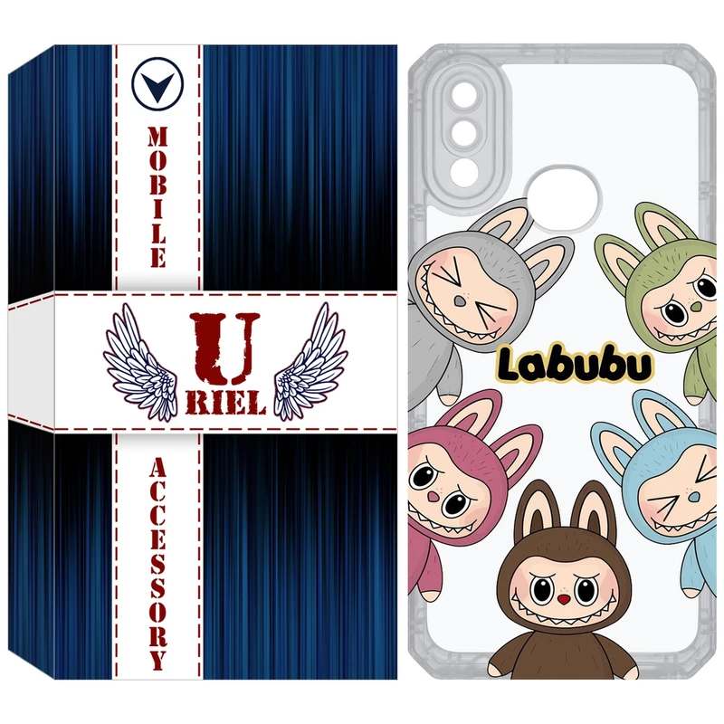 کاور یوریل مدل Clear کد 102 طرح لبوبو Labubu مناسب برای گوشی موبایل سامسونگ Galaxy A10S / M10S