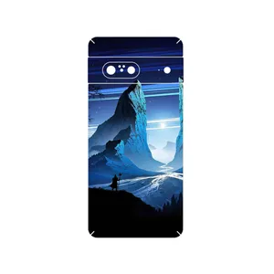 MAHOOT Blue Mountains Digital Art Cover Sticker for Google Pixel 7