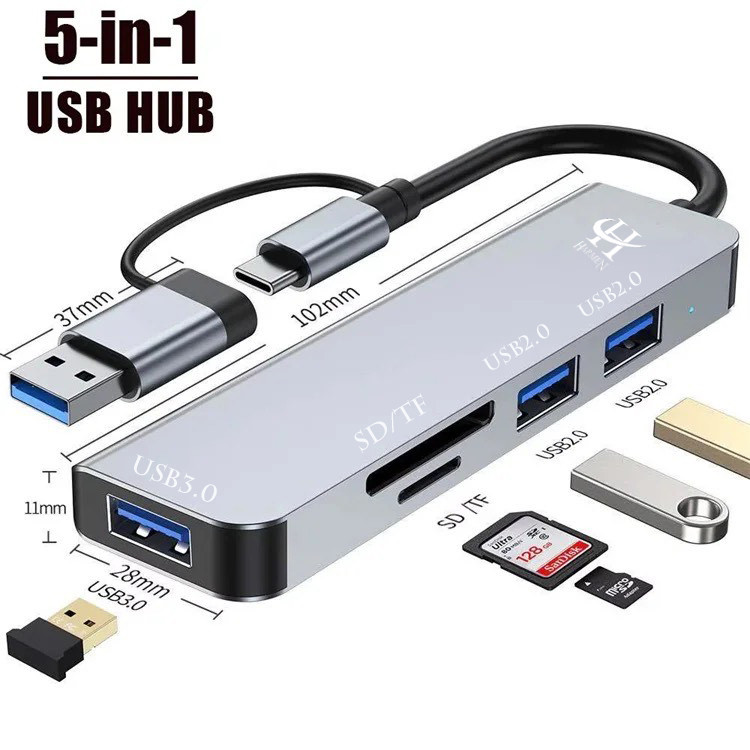 هاب 3 پورت USB 3.0 هارمن مدل HR-HUBPRO
