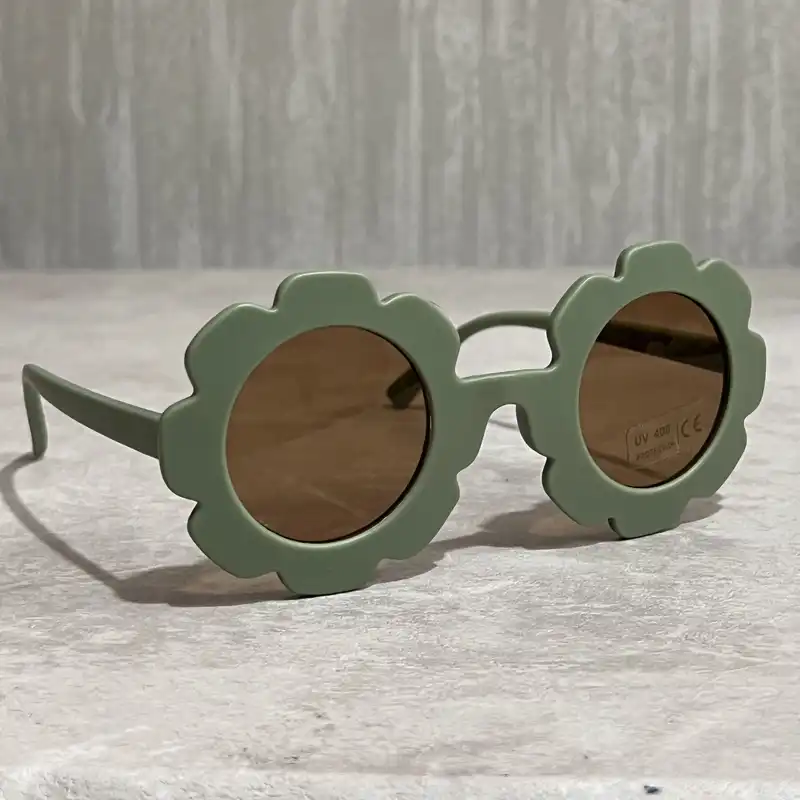 عینک آفتابی بچگانه مدل گل کد S AB Z 7