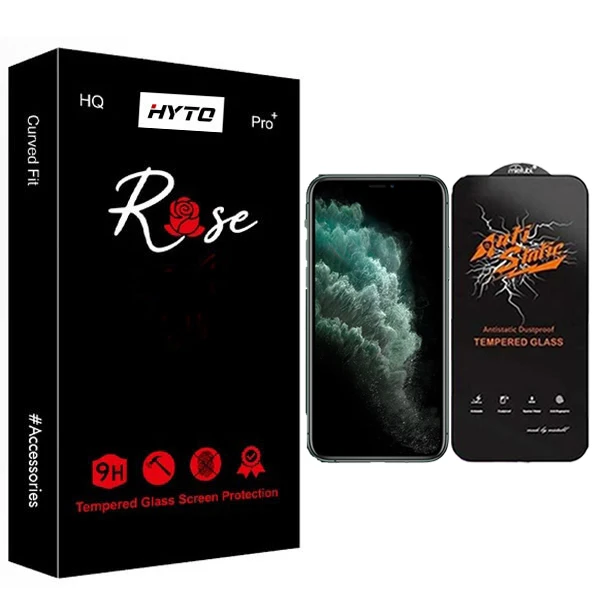 محافظ صفحه نمایش هیتو مدل Rose Antistatic Touch مناسب برای گوشی موبایل اپل iphone XS Max / 11 Pro Max
