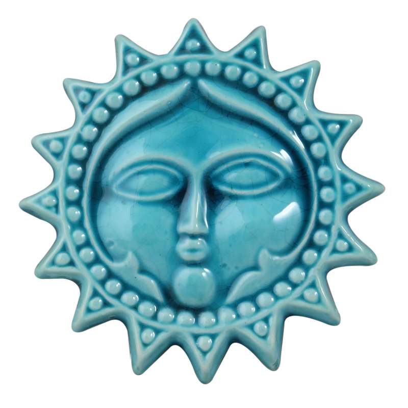 دیوارکوب سفالی مدل خورشید کد DEK_320